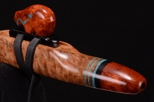 Myrtle Burl Native American Flute, Minor, Mid G-4, #G36C